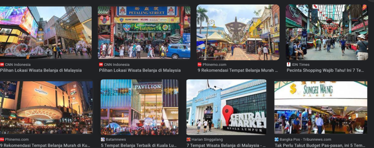 Pusat Belanja Populer di Malaysia Menciptakan Surga Berbelanja