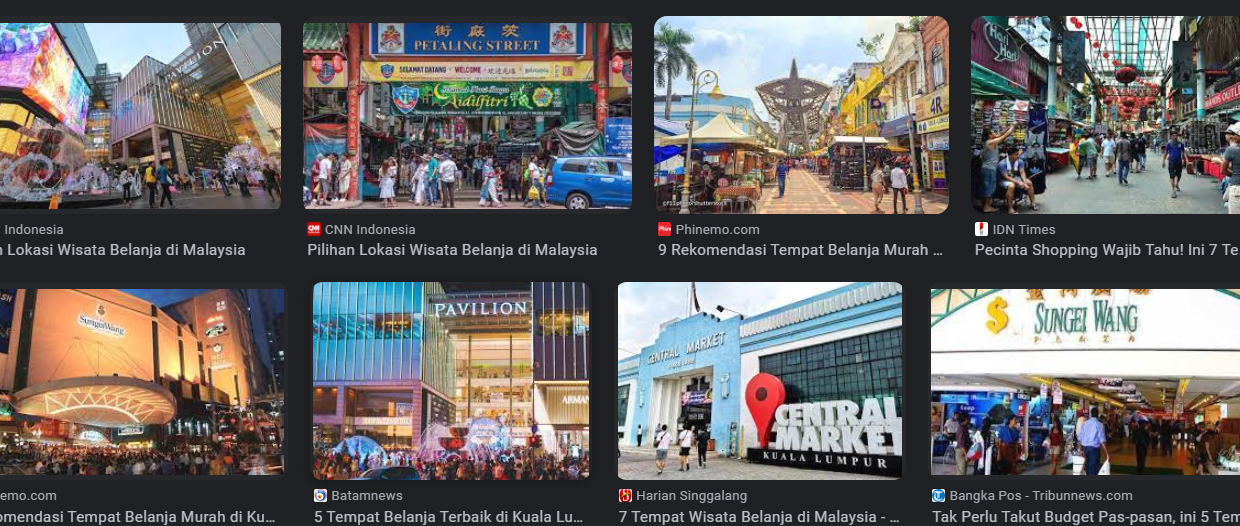 Pusat Belanja Populer di Malaysia Menciptakan Surga Berbelanja
